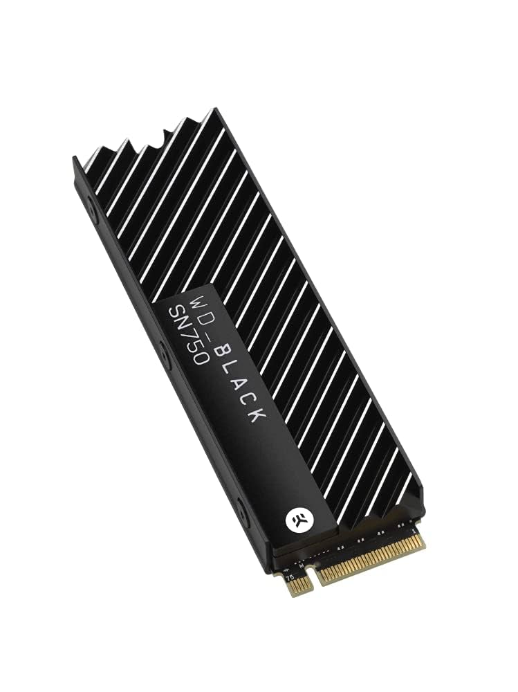 WD_Black SN750 1TB NVMe Internal Gaming SSD with Heatsink